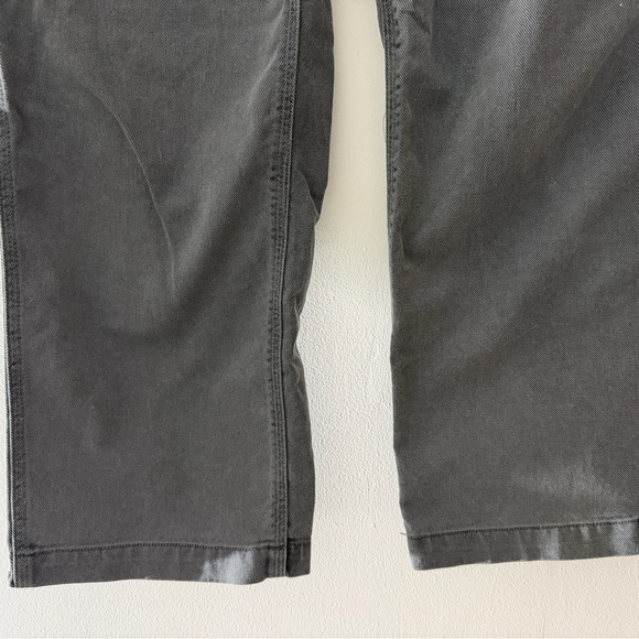 TNA Aritzia High Waisted Carpenter Greenwich Pant in Grey Size 4 Cotton Jean - Picture 4 of 16